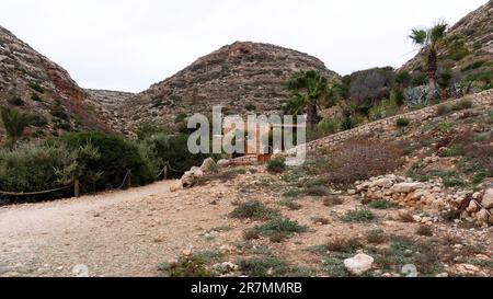 Bild vom Naturschutzgebiet Lampedusa Island. Sizilien, Italien Stockfoto