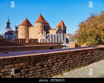 Barbican, Warschau, Woiwodschaft Masowien, Polen Stockfoto