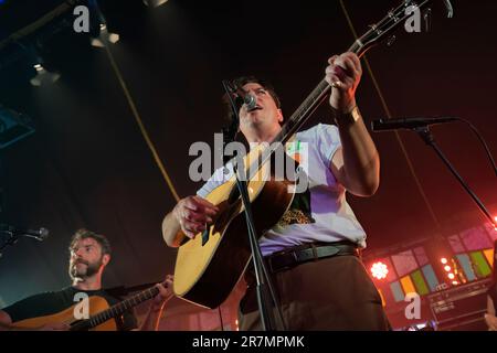 Bergen, Norwegen. 15. Juni 2023. Die irische Folk-Band The Mary Wallopers führt während des norwegischen Musikfestivals Bergenfest 2023 in Bergen ein Live-Konzert auf. (Foto: Gonzales Photo/Alamy Live News Stockfoto