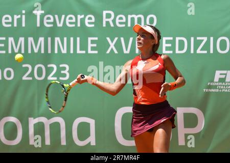 Rom, Italien. 16. Juni 2023. Während des Spiels der 16. Runde des ITF W60 Frauen Tennis Torunament BMW Cup am 16. Juni 2023 im reale Circolo Canottieri Tevere Remo in Rom, Italien Kredit: Independent Photo Agency/Alamy Live News Stockfoto