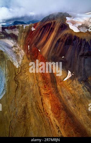 Luftaufnahme der Spectrum Range, BC, Kanada Stockfoto