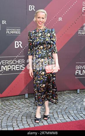 München, Deutschland. 16. Juni 2023. Journalistin Katja Eichinger nimmt an der Verleihung der Bayrischen Filmpreise im Prinzregententheater Teil. Kredit: Felix Hörhager/dpa/Alamy Live News Stockfoto