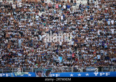 Fußball-Weltmeister Der Argentinischen Fußballmannschaft Stockfoto