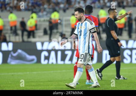 Lionel Messi Weltmeister und seine Familie Stockfoto