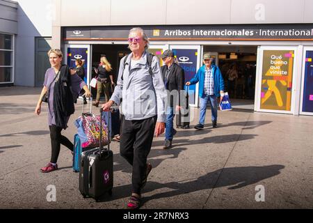 Deep Purple, Ankunft in Buenos Aires Stockfoto