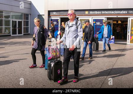 Deep Purple, Ankunft in Buenos Aires Stockfoto