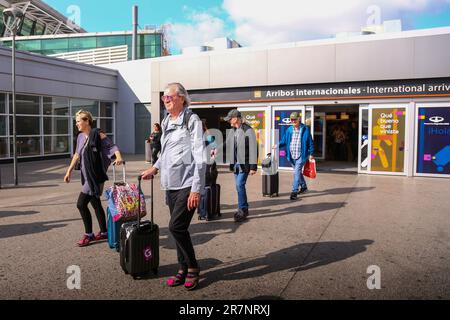 Deep Purple, Ankunft in Buenos Aires Stockfoto