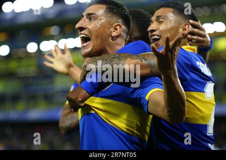 Miguel Merentiel Boca Juniors-Spieler Stockfoto