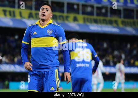 Miguel Merentiel Boca Juniors-Spieler Stockfoto