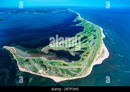 Aerial of Bouctouche, The Irving Eco-Centre, New Brunswick, Kanada Stockfoto