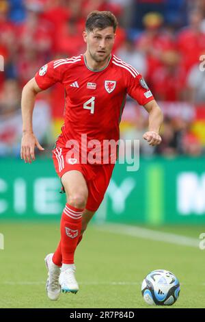 Cardiff, Großbritannien. 20. November 2022. Ben Davies #4 of Wales in Aktion während des UEFA Euro Qualifiers Match Wales gegen Armenien im Cardiff City Stadium, Cardiff, Großbritannien, 16. Juni 2023 (Foto von Gareth Evans/News Images) in Cardiff, Großbritannien, am 11./20. Juni 2022. (Foto: Gareth Evans/News Images/Sipa USA) Guthaben: SIPA USA/Alamy Live News Stockfoto