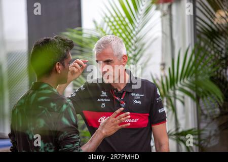 Alessandro Alunni Bravi (ITA) Alfa Romeo F1 Team ORLEN Team Principal.an Tag 1 der FORMEL 1 PIRELLI GRAND PRIX DU CANADA 2023 - vom 15. Bis 18. Juni 2023 in Montreal, Quebec, Kanada Stockfoto