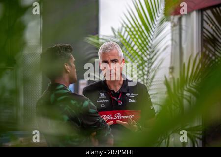 Alessandro Alunni Bravi (ITA) Alfa Romeo F1 Team ORLEN Team Principal.an Tag 1 der FORMEL 1 PIRELLI GRAND PRIX DU CANADA 2023 - vom 15. Bis 18. Juni 2023 in Montreal, Quebec, Kanada Stockfoto