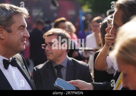 Ministerpräsident Dr. Markus Söder bei der Verleihung des 44. Bayerischer Filmpreis im Münchener Prinzregententheater am 16.06.2023. Stockfoto