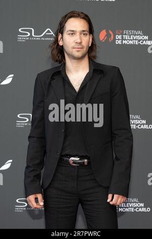 Checy, Frankreich. 17. Juni 2023. Maxim Baldry besucht den roten Teppich während des Monte Carlo TV Festivals 62. am 16. Juni 2023 in Monte-Carlo, Monaco. Foto: David Niviere/ABACAPRESS.COM Kredit: Abaca Press/Alamy Live News Stockfoto