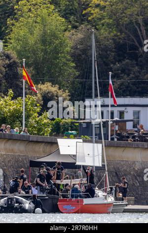 Ein paar Szenen von Truelove mit Lindsay Duncan Stockfoto