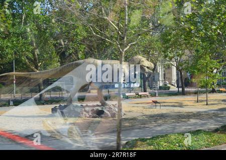 Frankfurt am Main, Deutschland 08.26.2018: Modell eines T-Rex in Frankfurt Stockfoto