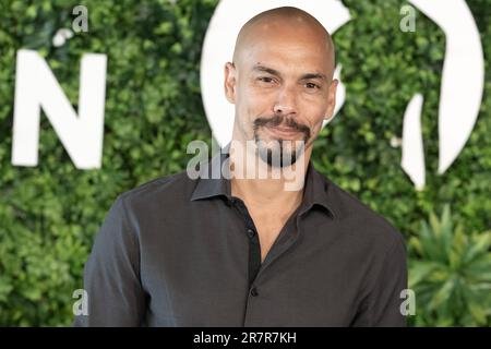 Monte Carlo, Monaco. 17. Juni 2023. Bryton James nimmt am 17. Juni 2023 beim Monte Carlo TV Festival 62. in Monte-Carlo, Monaco, an der Fotokonferenz The Young and the Restless Teil. Foto: David Niviere/ABACAPRESS.COM Kredit: Abaca Press/Alamy Live News Stockfoto