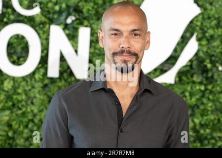 Monte Carlo, Monaco. 17. Juni 2023. Bryton James nimmt am 17. Juni 2023 beim Monte Carlo TV Festival 62. in Monte-Carlo, Monaco, an der Fotokonferenz The Young and the Restless Teil. Foto: David Niviere/ABACAPRESS.COM Kredit: Abaca Press/Alamy Live News Stockfoto