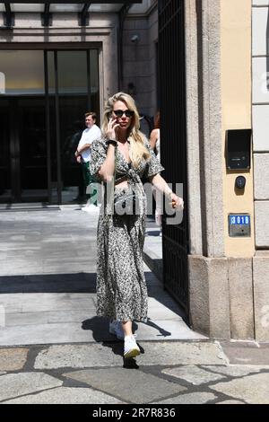Mailand, Italien. 17. Juni 2023. Milan, Ilary Blasi in Mailand Kredit: Independent Photo Agency Srl/Alamy Live News Stockfoto