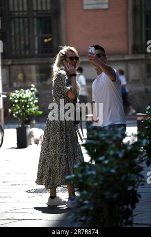 Mailand, Italien. 17. Juni 2023. Milan, Ilary Blasi in Mailand Kredit: Independent Photo Agency Srl/Alamy Live News Stockfoto