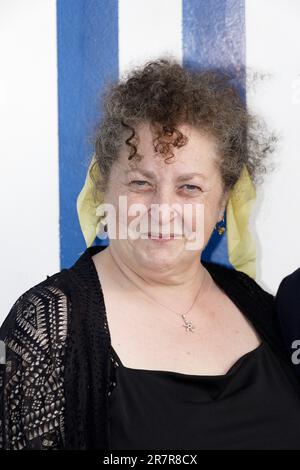 Cabourg, Frankreich. 16. Juni 2023. Sylvie Lachat nimmt am 16. Juni 2023 am 37. Cabourg Film Festival in Cabourg, Frankreich, Teil. Kredit: Bernard Menigault/Alamy Live News Stockfoto