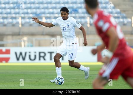 Faro, Portugal. 16. Juni 2023. Wesley Fofana aus Frankreich während der UEFA Euro 2024, Europäische Qualifikatoren, Gruppe B, Fußballspiel zwischen Gibraltar und Frankreich am 16. Juni 2023 in der Estadio Algarve in Faro, Portugal - Foto Jean Catuffe/DPPI Credit: DPPI Media/Alamy Live News Stockfoto