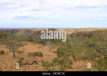 Die Landschaft in der Nähe des Nationalparks Rincon de la Vieja an guanacaste in Costa Rica Stockfoto