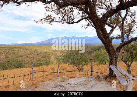 Die Landschaft in der Nähe des Nationalparks Rincon de la Vieja an guanacaste in Costa Rica Stockfoto