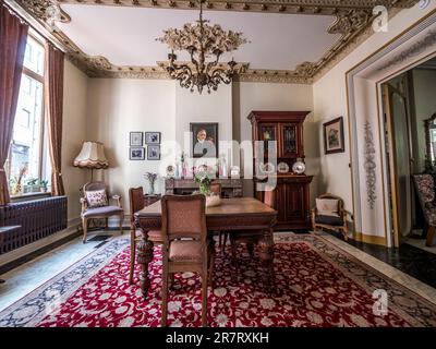 Dies ist das Innere des Hauses und des Museums im Talbot House in der belgischen Stadt Poperinge, die während des Ersten Weltkriegs als Pop bekannt war. Stockfoto