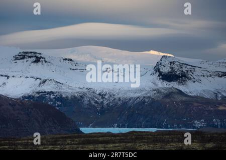 Svinafellsjokull, Austurland, Island Stockfoto