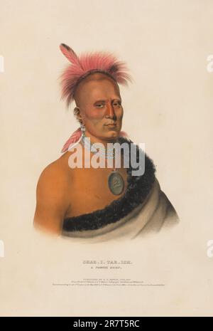 Shar-i-tar-ish - Ein Pawnee Chief 1841 Stockfoto