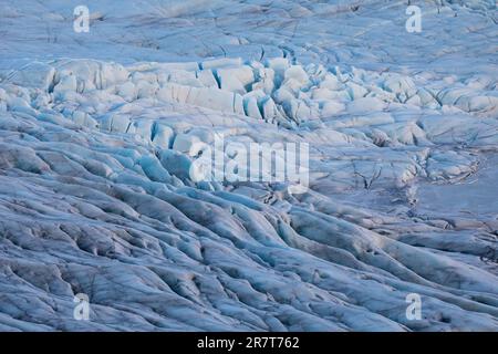 Skaftafell-Gletscher, Austurland, Island Stockfoto