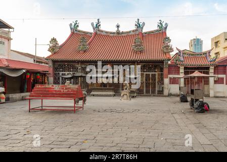 Der Tempel der Göttin der Barmherzigkeit, erbaut im Jahr 1728, ist der älteste chinesische taoistische Tempel der Stadt George Town, der Hauptstadt des malaysischen Staates Stockfoto