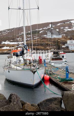 Holmavik, Vestfirdir, Island Stockfoto