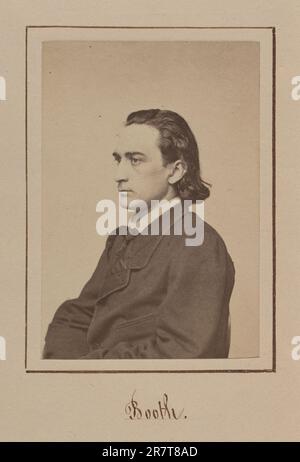 Edwin Thomas Booth c. 1862 Stockfoto