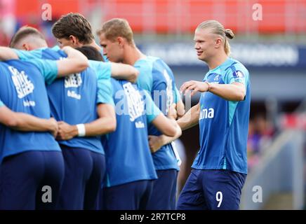 Während der UEFA Euro 2024 Qualifying Group Ein Spiel im Ullevaal Stadion in Oslo. Foto: Samstag, 17. Juni 2023. Stockfoto