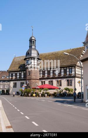 Historisches Rathaus, Hoexter, Weserbergland, Nordrhein-Westfalen, Deutschland Stockfoto