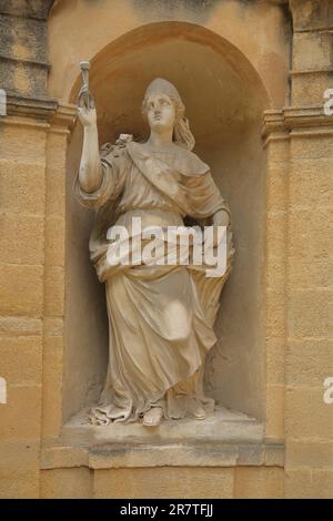 Zenotaph Monument Joseph sec mit Skulptur Deborah, biblisch, Prophetin, Szene, Statue, Figur, Denkmal, Aix-en-Provence, Bouches-du-Rhone Stockfoto