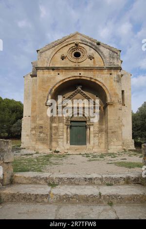 Gotische Kapelle St-Gabriel, Saint, Tarascon, Bouches-du-Rhone, Provence, Frankreich Stockfoto