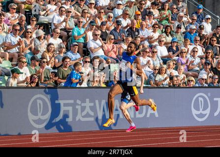 Matthew Hudson-Smith von GB & NI nimmt am 15. An den Men's 400m bei den Oslo Bislett Games, Wanda Diamond League, Bislett Stadium, Oslo Norwegen Teil Stockfoto