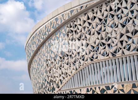 Education City Moschee, Minaretein Gebäude, Al Rayyan, Doha, Katar Stockfoto