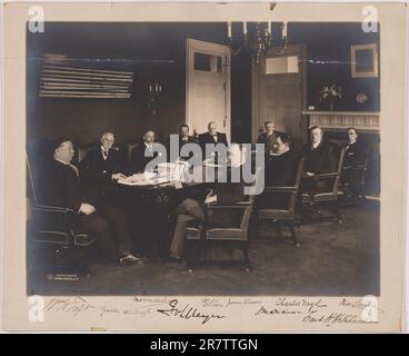 Taft und sein Kabinett 1911 Stockfoto