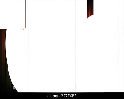 Silhouetten von Menschen tanzen auf einem farbigen Hintergrund Stock Vektor