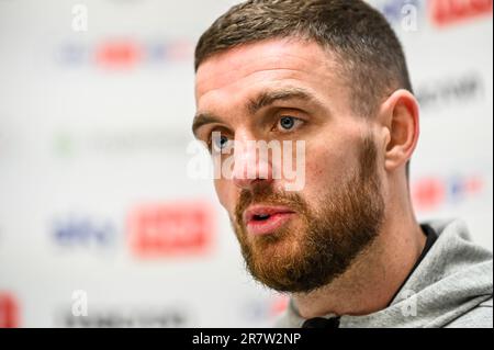 Luke Waterfall während des Sky Bet EFL League 2 Fußballspiels zwischen dem Grimsby Town FC und dem Leyton Orient FC in Blundell Park, Cleethorpes, England, Stockfoto