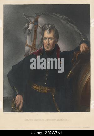 Generalmajor Andrew Jackson 1820 Stockfoto