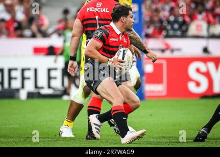 Saint Denis, Frankreich. 17. Juni 2023. Antoine DUPONT von Toulouse während der französischen Meisterschaft Top 14 Rugby Union Final Match zwischen Stade Toulousain (Toulouse) und Stade Rochelais (La Rochelle) am 17. Juni 2023 im Stade de France in Saint-Denis, Frankreich - Photo Matthieu Mirville/DPPI Credit: DPPI Media/Alamy Live News Stockfoto