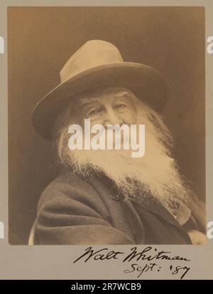 Walt Whitman 1887 Stockfoto