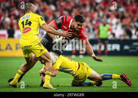 Saint Denis, Frankreich. 17. Juni 2023. Emmanuel MEAFOU von Toulouse während der französischen Meisterschaft Top 14 Rugby Union Finale Match zwischen Stade Toulousain (Toulouse) und Stade Rochelais (La Rochelle) am 17. Juni 2023 im Stade de France in Saint-Denis, Frankreich - Photo Matthieu Mirville/DPPI Credit: DPPI Media/Alamy Live News Stockfoto