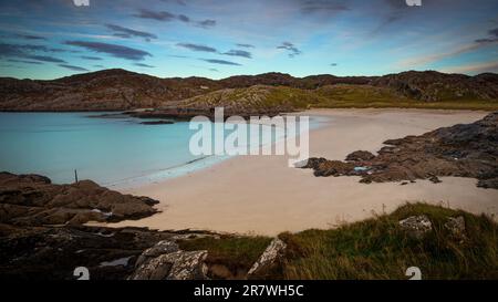 Achmelvich Beach im Norden Schottlands Stockfoto